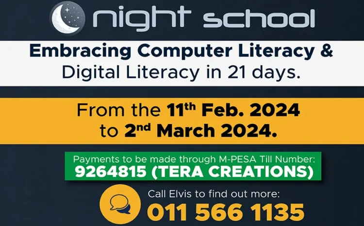 Computer and Digital Literacy Classes